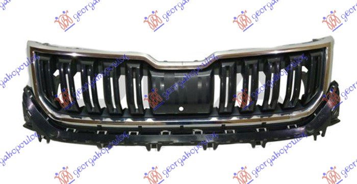 PVC MASKA (SJAJ-CRNA) HROM OKVIR (KAM)