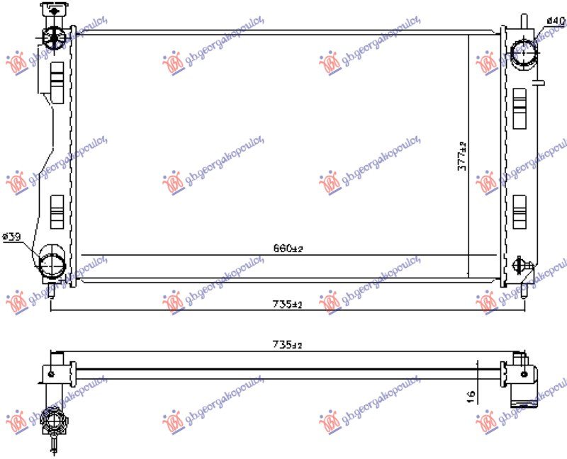 HLADNJAK MOTORA 2.0 BENZIN/HIBRID (660x377) (NRF)