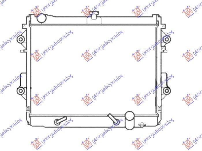 HLADNAK MOTORA 4.7i V8 BENZIN (590x715)