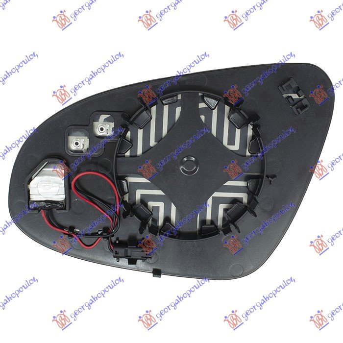 STAKLO RETROVIZORA SA GREJACEM (MRTAV UGAO) (KONVEKSNO)