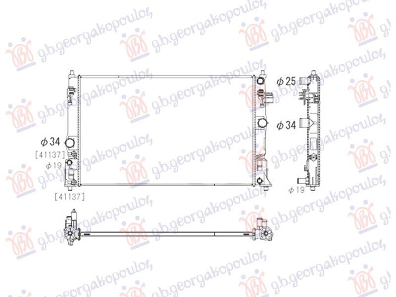 HLADNJAK MOTORA 2.0 BENZIN/HIBRID (AUTO) (675x415) (KOYO)