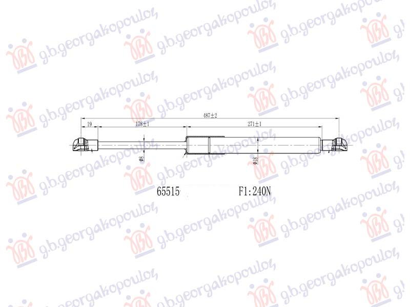 AMORTIZER HAUBE (487L-240N)