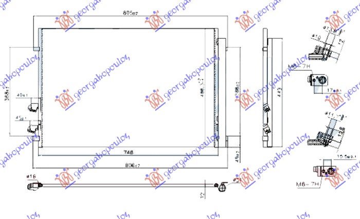 HLAD. KLIME SVI MODELI DIZEL (70x48x12)