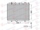 HLADNJAK MOTORA BENZIN-DIZEL (38x55x1.8) SA NOSACEM VENTILATORA (HELLA)