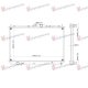 HLADNJAK MOTORA 1.3/1.6/1.8 BENZIN (40.2x66.5x1.6) (NRF)