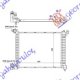 HLADNJAK MOTORA 1.4 DIZEL T.D (455x366x24) (NRF)