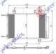 HLADNJAK KLIME 1.0/1.2 BENZIN (550x350x16) (KOYO)