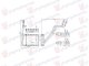 GREJAC KABINE 1.0/1.1/1.5 ZA SVE MODELE (MAN/AUTO) (184x141) (NISSENS)