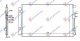 HLADNJAK KLIME 2.4 16V GDI 3.3i BENZIN (680x430x12) (HALLA TIP) (KOYO)